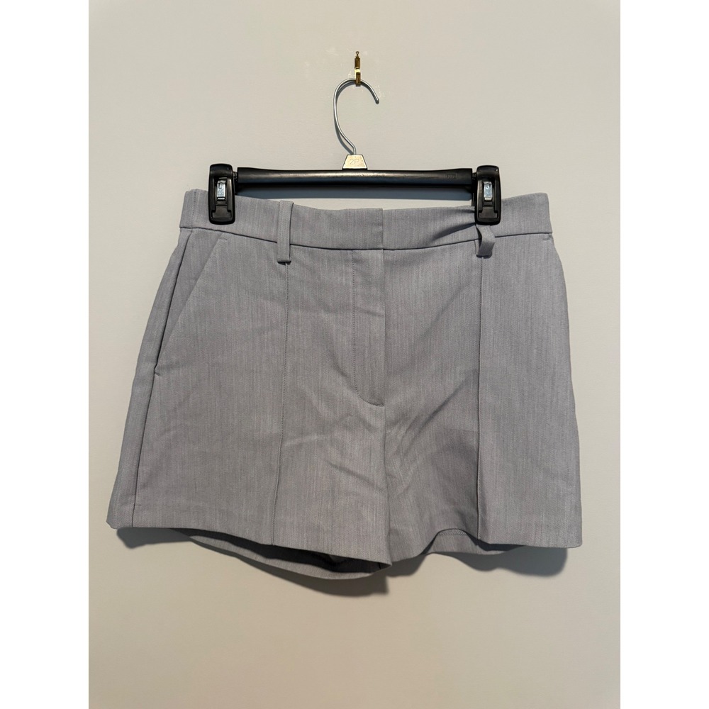 Abercrombie & Fitch Women Light Grey Tailored Pleated Shorts NWT Size S 149-440